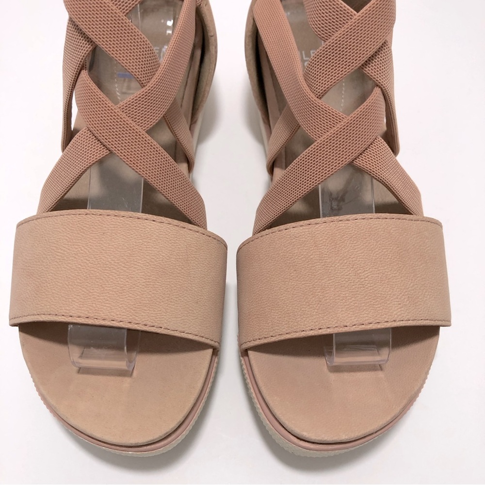 Eileen Fisher Star Strappy Leather Sandals - Picture 2 of 4